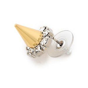 Joomi Lim BAROQUE PUNK CRYSTAL STUD SPIKE Earrings